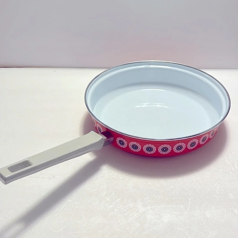 NOS Vintage Enamel 10” Fry Pan MCM